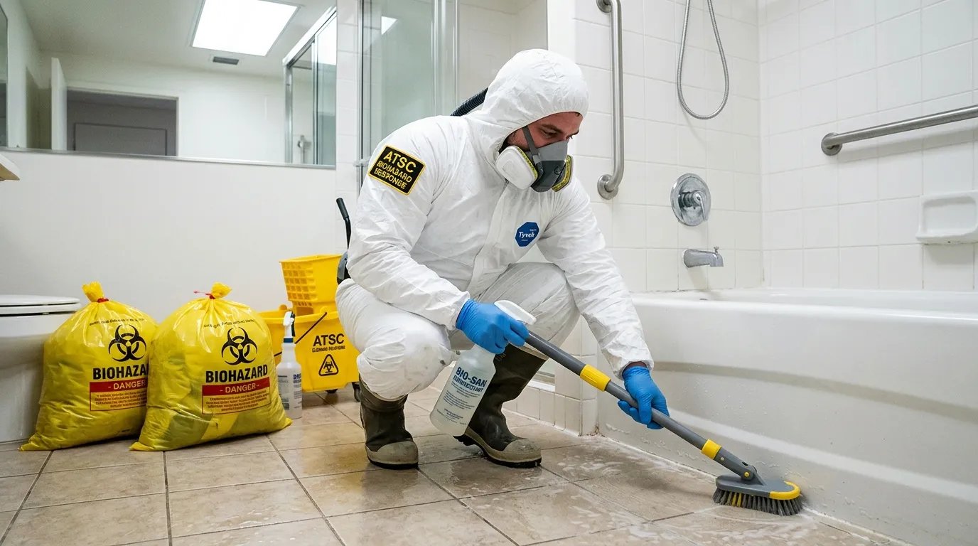 Decontamination equipment deployed for Blood Cleanup in Hubbard